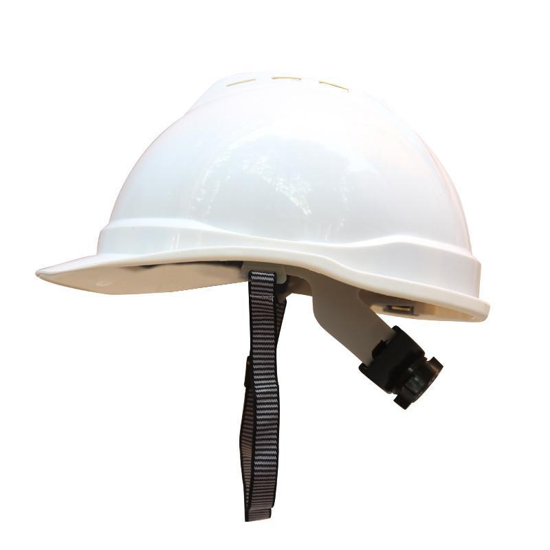 透气安全帽v形透气孔abs工程防砸抗冲击安全帽电力工地建工矿工帽防护