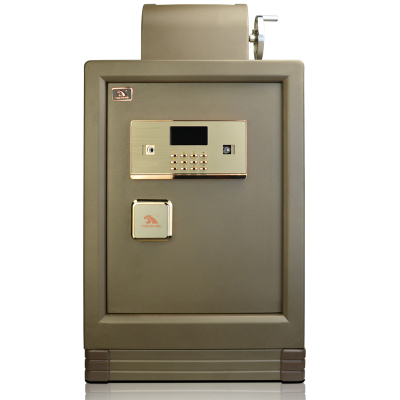 虎王投币摇筒式保险柜办公73cm高收银保险箱大型超市宾馆保管摇币