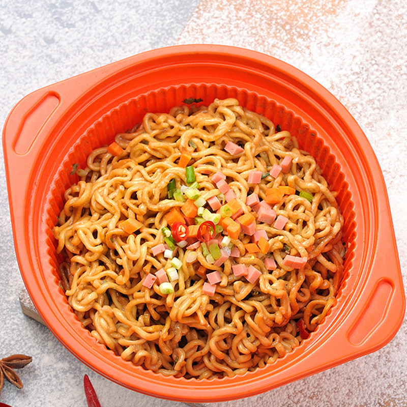 美食 国华食品 武汉热干面 浓香肉蓉味130g/碗*6碗 国华方便面【价格