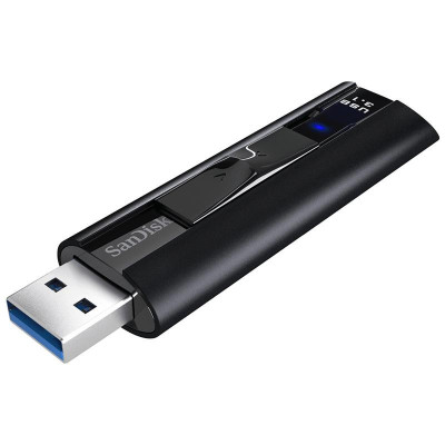 闪迪(SanDisk)至尊USB3.1固态闪存盘CZ880128g商务加密金属U盘