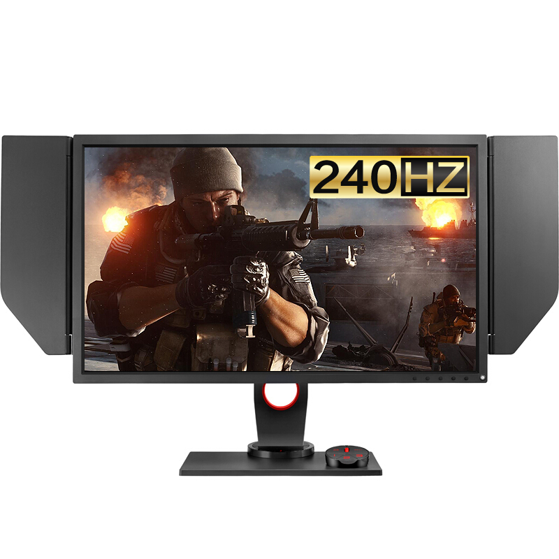 明基（BenQ）ZOWIE GEAR XL2540 24.5英寸原生240HZ刷新1ms响应双翼设计 电竞电脑显示器25