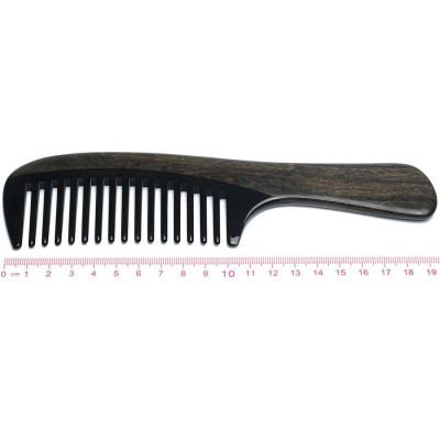 谭木匠CGHJ0202角木梳黑牛角梳子送朋友生日礼物送女生