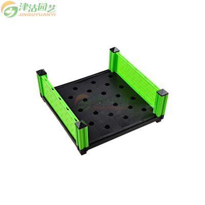 津沽园艺阳台菜园种植箱大容量种菜设备花盆菜盆蔬菜种植槽阳台庭院菜园加长件40*40cm白色