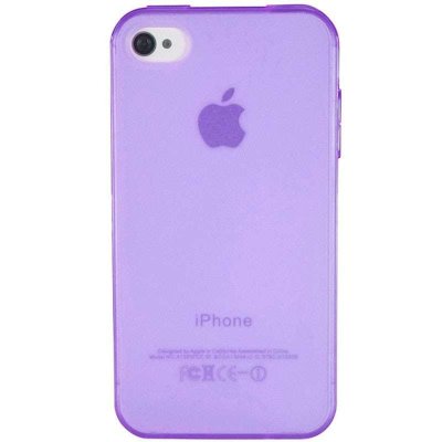 MeieaS 魅士 iPhone4/4S手机壳 TPU超软透明保护套 自带防尘塞 送贴膜