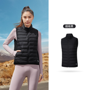 361°女装冬季新款羽绒服马甲保暖运动外套女662442401