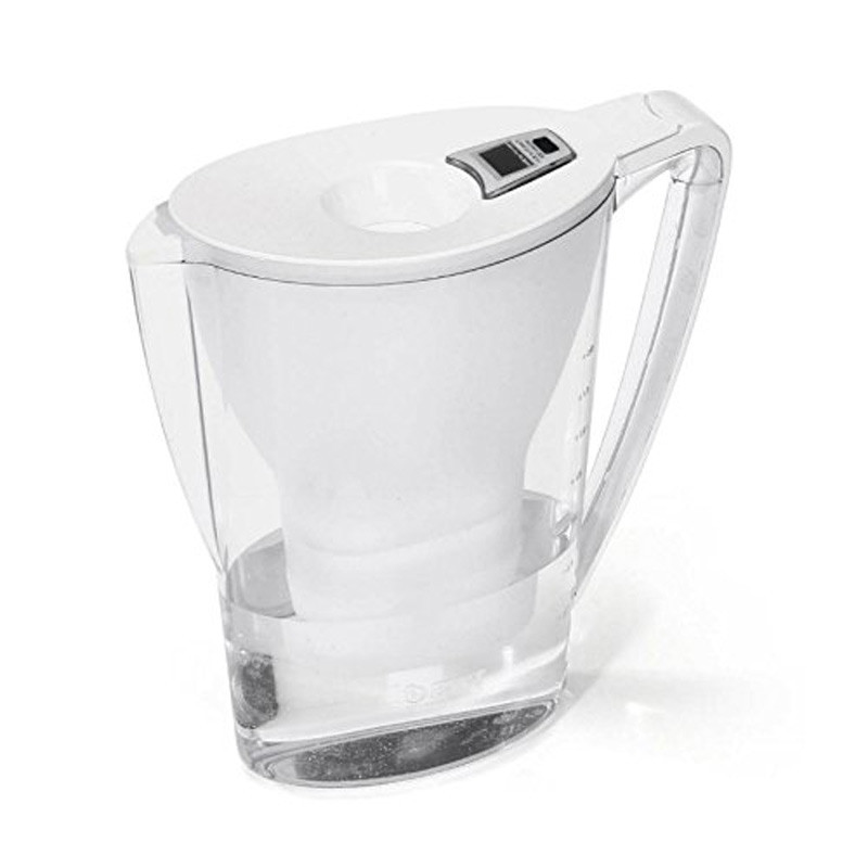 德国进口bwt倍世水壶净水器 净水杯净水壶过滤2.7升 白色 一壶五芯