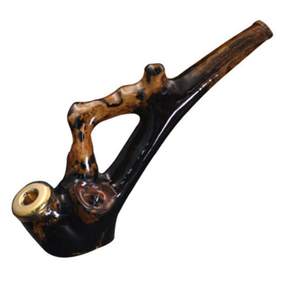 大将军海柳烟斗拉杆型可清洗过滤芯原色血柳烟斗原色