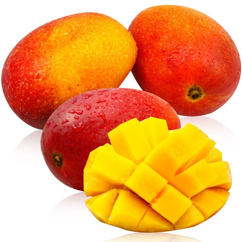 七果果 台湾爱文芒果5枚装(单重6-7两) 新鲜芒果 新鲜水果sg