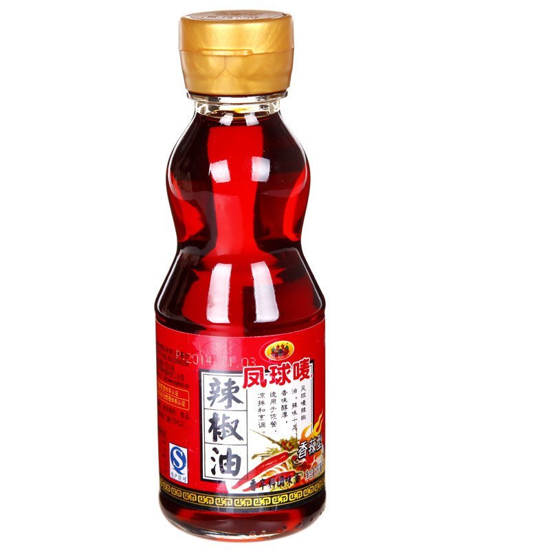 凤球唛辣椒油450ml一瓶 香辣型调味油汁汤底麻辣火锅佐料凉拌烹饪au
