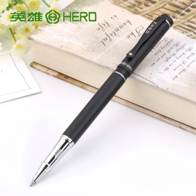英雄（HERO）宝珠笔/签字笔学生练字笔水笔1支/带盒