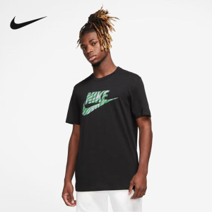 Nike耐克男子T恤2023年夏新款透气运动休闲短袖针织衫FB9820-010