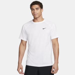 Nike Nike Dri-FIT Ready 纯色速干训练短袖T恤 男款 白色 DV9816-100