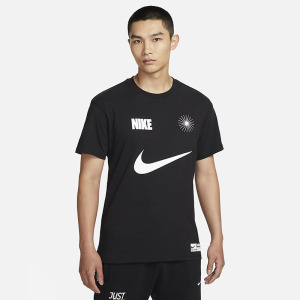 Nike 字母Logo印花短袖 男款 黑色 FJ2307-010