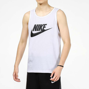 Nike耐克男装新款背心透气舒适无袖T恤运动服AR4992-101