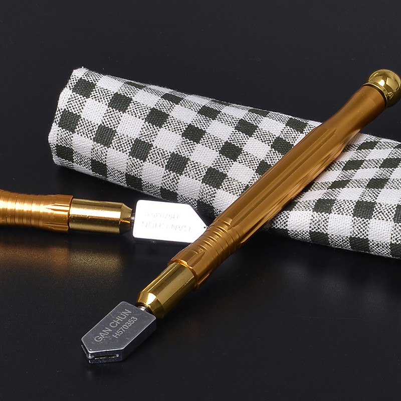 赣春玻璃刀切割瓷砖刀滚轮式金刚石划厚玻璃推刀刀头玻璃切割工具