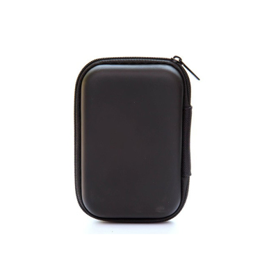 易科达(yeetech)移动硬盘包防震PU外壳收纳包黑色2.5英寸笔记本移动硬盘盒防震硬盘收纳盒