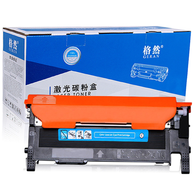 格然 三星CLT-C406S青色碳粉盒适用SAMSUNG三星CLP-360 CLP-365打印机墨盒 硒鼓 墨粉盒