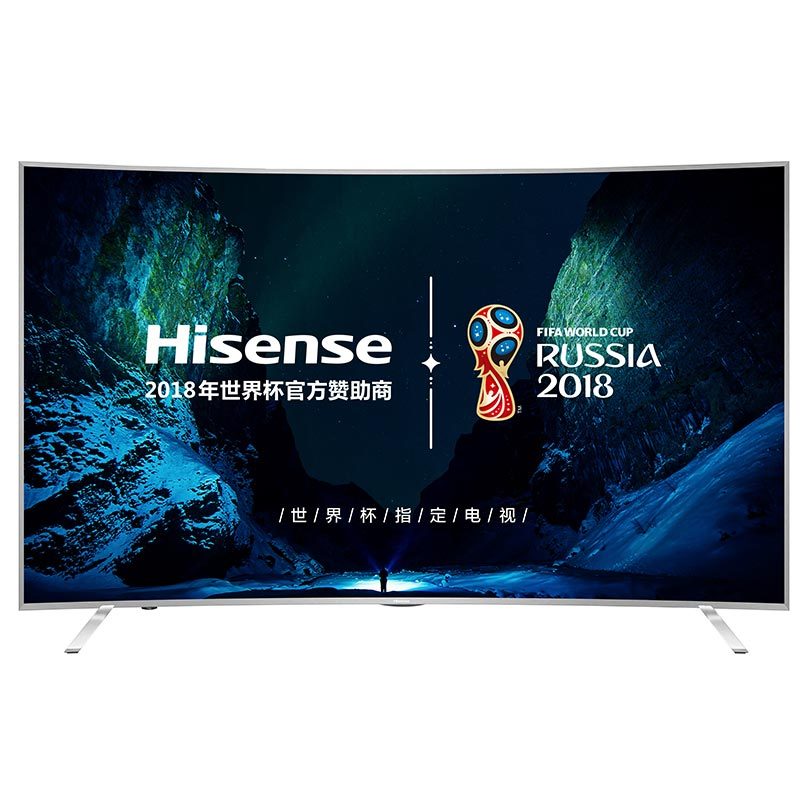 海信（Hisense）LED55EC880UCQ 4K曲面 ULED电视 VIDAA5.0 人工智能语音 丰富影视资源