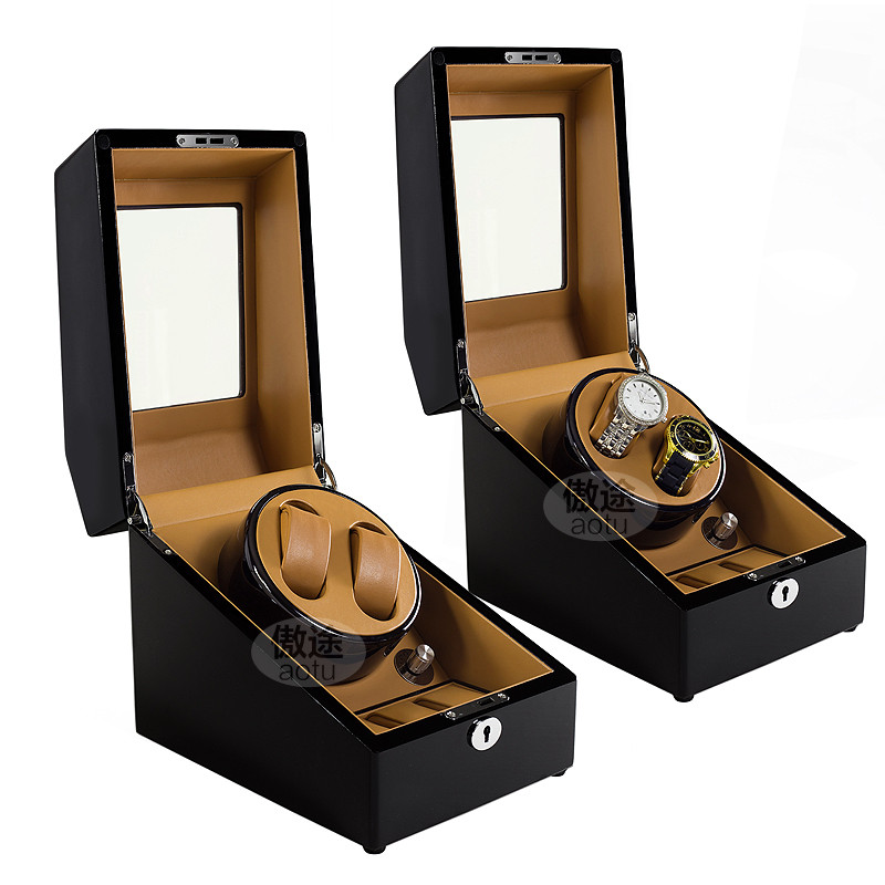 傲途 摇表器 自动机械手表盒子上链器 表盒 进口马达转表器晃表器