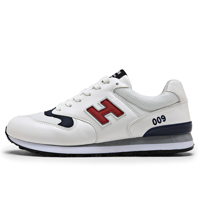 凡世界 新款韩版潮流h字母运动男鞋透气户外休闲跑步百搭阿甘鞋