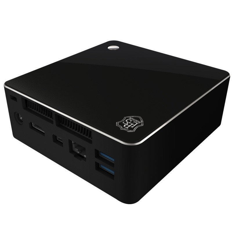 大水牛(bubalus)小飞匣 黑色 赛扬2955u/4g内存/128g固态硬盘diy电脑