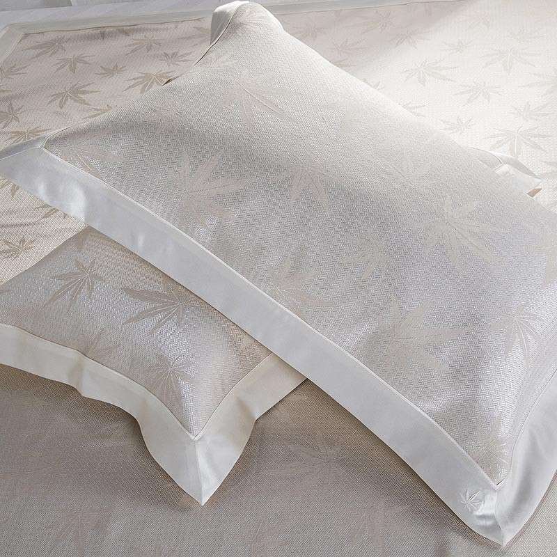 hanp汉麻世家 桑蚕丝凉席冰席送枕套 简约大气品质凉席三件套麻席