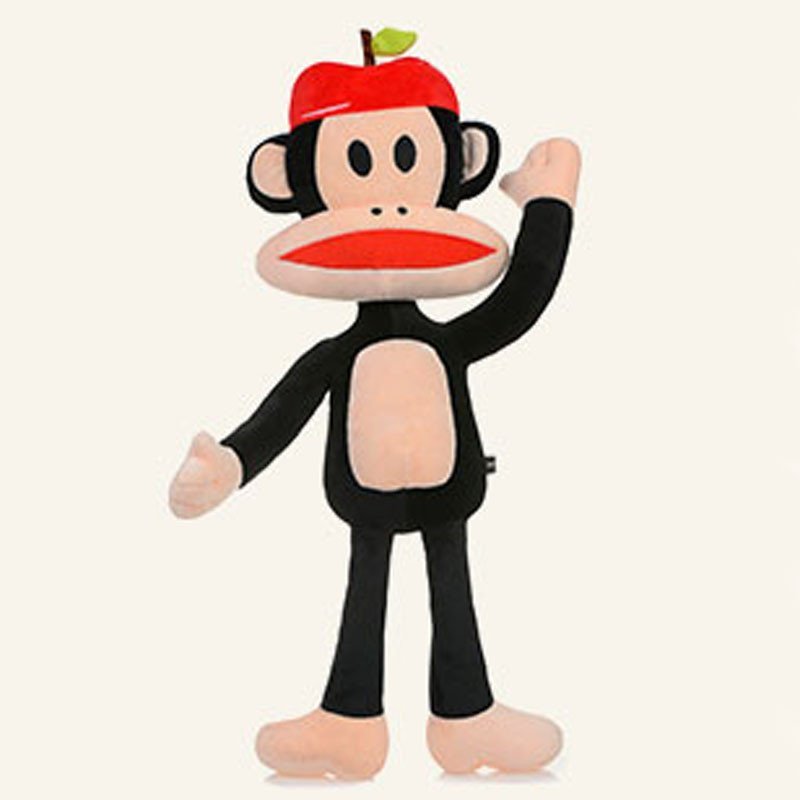 宝诚达 可爱大嘴猴paul frank公仔猴子抱枕毛绒玩具布娃娃生日礼物