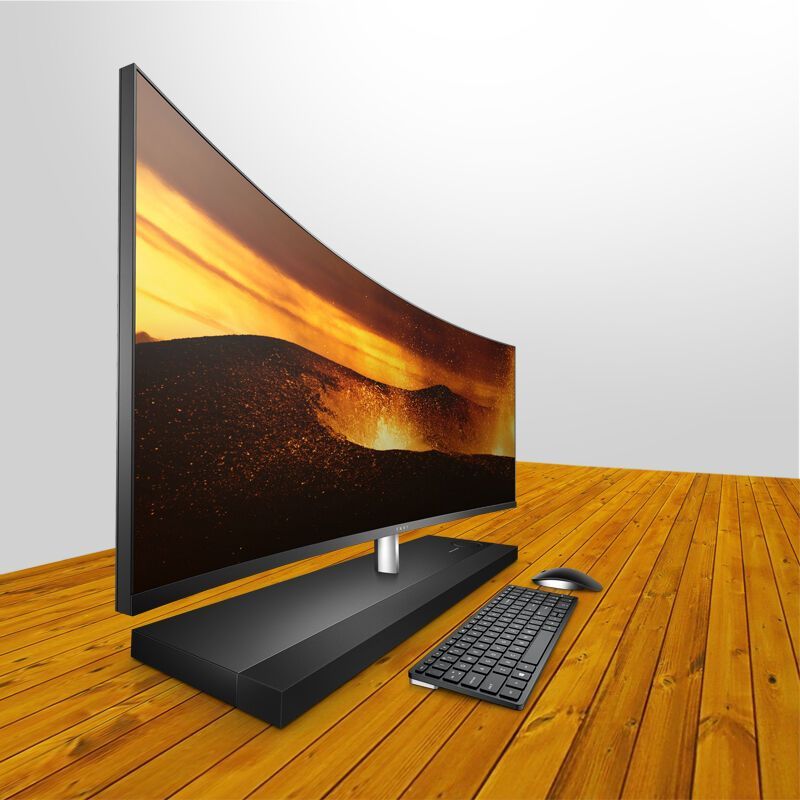 惠普(hp) 34-b010cn 34英寸台式曲面屏一体机电脑 i7-7700t/16g/2t