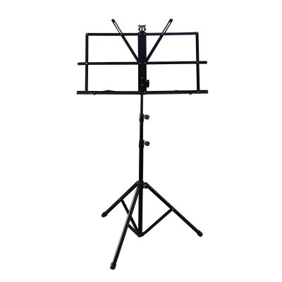热卖可折叠式金属小谱架子吉他电子琴小提琴便携式乐谱架台可升降高度