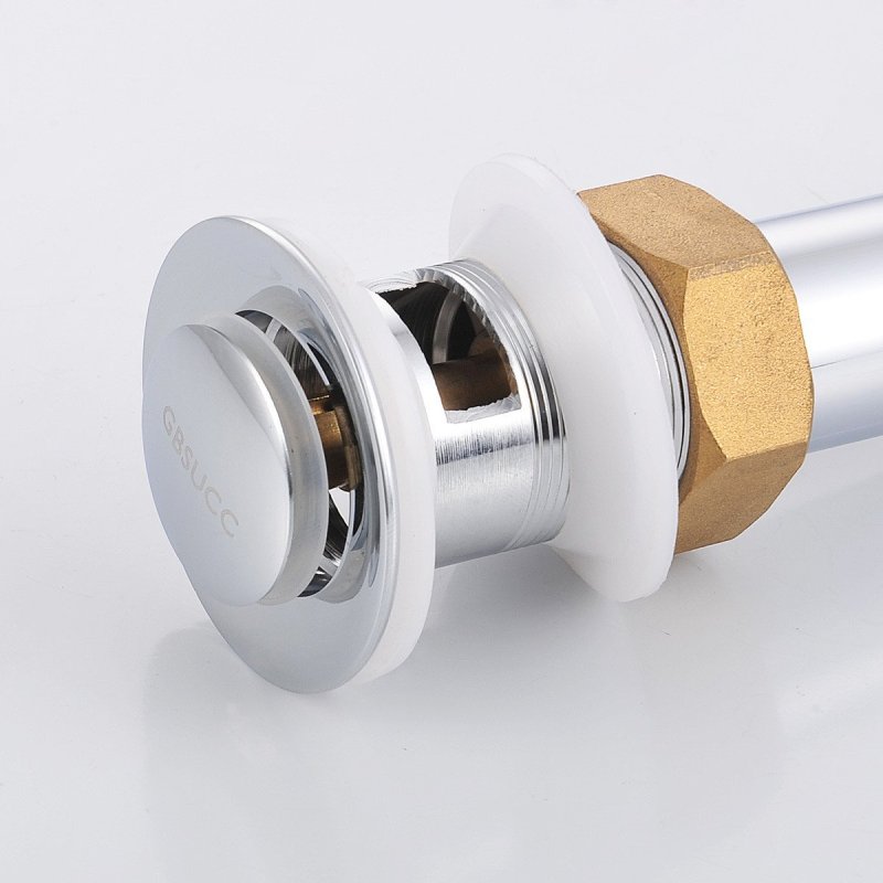 gbsucc吉百顺 弹跳全铜加厚下水器带溢水口 ga60602