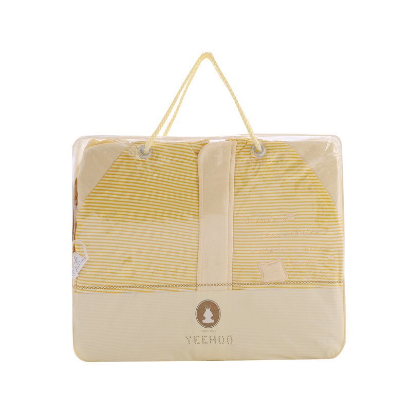 英氏睡袋秋冬款 宝宝针织夹棉床品154497 防踢睡袋75*40cm