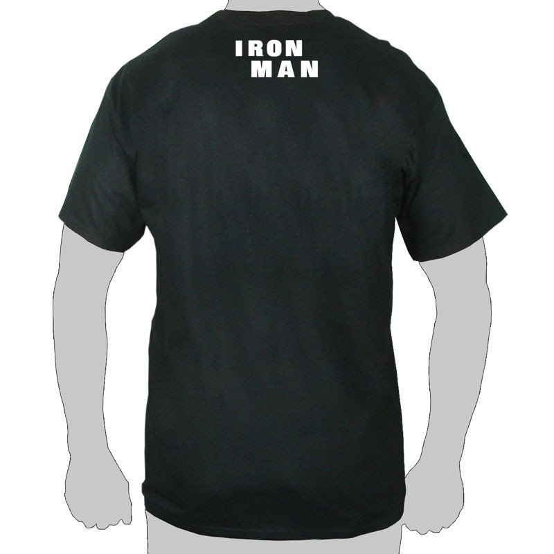 fireflong/钢铁侠iron man/复仇者联盟/短袖圆领t恤/纯棉衣服夏装