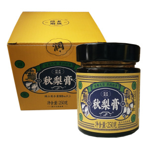 老城隍庙秋梨膏糖砀山梨含量95%以上便携装盒装180g/250g