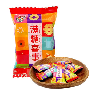 喔喔奶糖袋装30g满糖喜事佳佳奶糖婚庆结婚喜糖年货休闲零食品