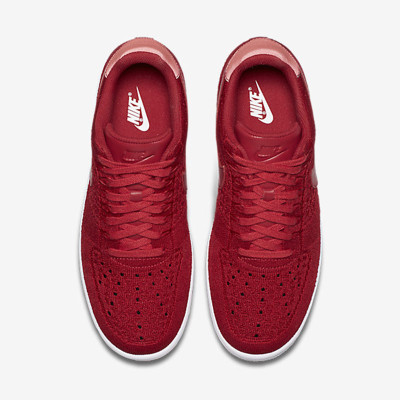 nike/耐克 flyknit air force 1 af1 红色飞线限量中性男女情侣运动鞋
