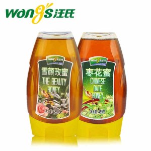 汪氏蜂蜜 [枣花蜜/雪颜玫蜜] 2瓶套装蜂蜜