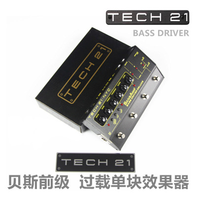 正品Tech21SansAmpBassDriverDeluxe贝斯前级过载单块效果器