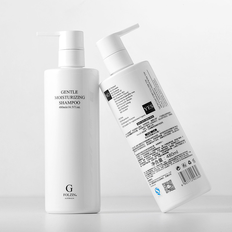 发如新folzin受损发质洗发水头发滋润柔顺护理修复干枯毛躁(白瓶版480