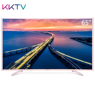 KKTV U65Q 65英寸曲面4K超高清金属机身 HDR MEMC 36核64位液晶平板智能电视机 康佳出品