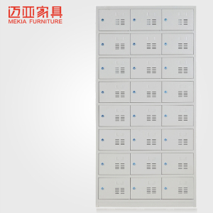 迈亚家具24门钢制更衣柜铁皮柜鞋柜员工碗柜职员储物柜多门存包柜