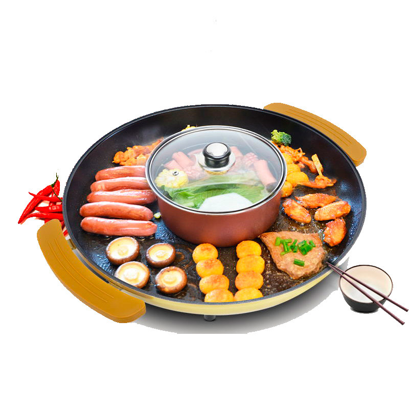 三美韩式烤肉锅多功能电热锅