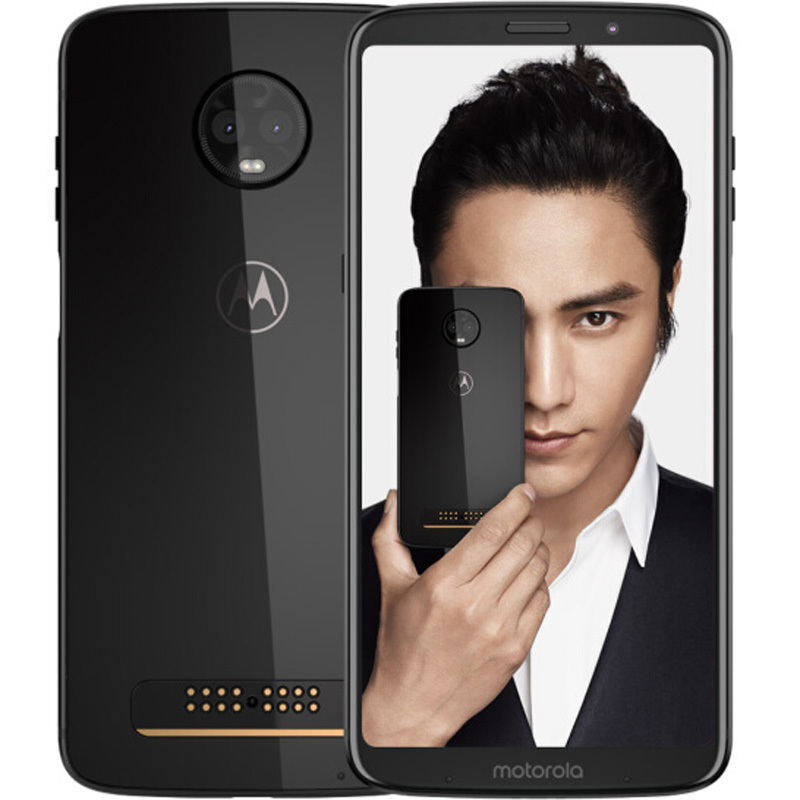 摩托罗拉(MOTOROLA)Z3（XT1929-15）6GB+128GB 模块化手机 星钻黑 移动联通电信4G手机 双卡