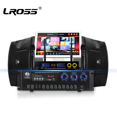 雷澳仕/LROSS 家庭ktv音响套装一体式点歌机家用卡拉ok专业功放k歌高清影院音箱设备