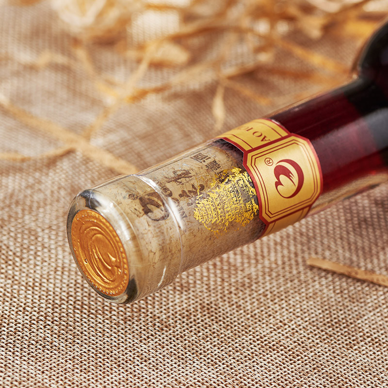 莫高(mogao)冰酒 荣远冰红葡萄酒甜酒红酒单支装375ml