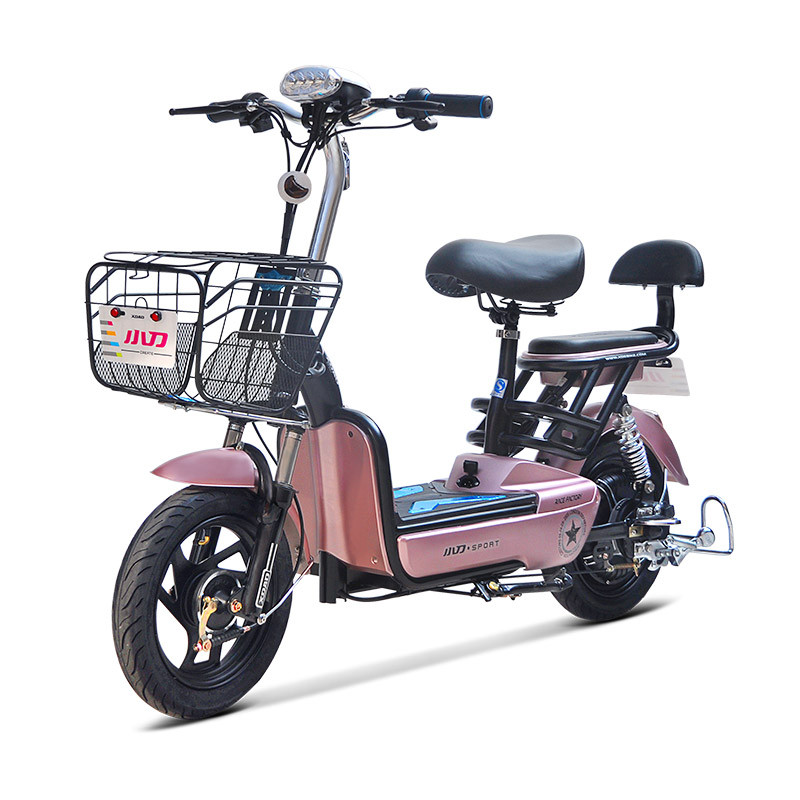 小刀电动车电动自行车48v12ah博士电机电瓶车2017年新款幻彩