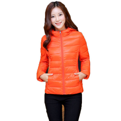 女装男装薄款休闲子装羽绒服连帽棉衣秋冬户外运动休闲保暖短款外套女