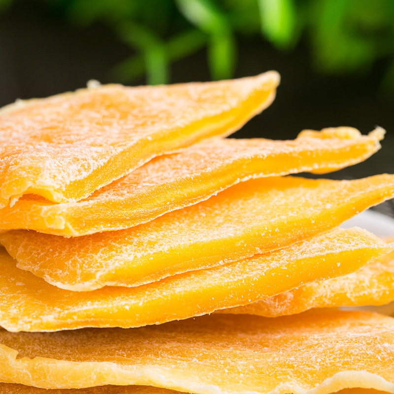 青原嘉禾 果干蜜饯休闲特产健康零食新鲜果脯芒果干500g