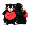 【新品首发】日本原装进口 酷MA萌（KUMAMON）熊本熊毛绒玩具 毛绒公仔 呆萌可爱 品质填充 惊讶爱心款