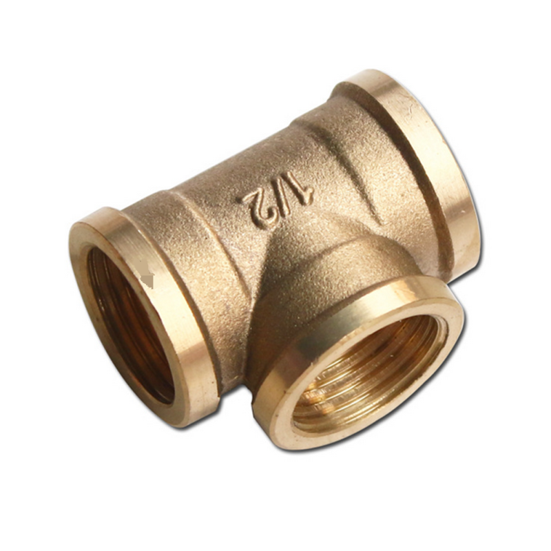 全铜4分内丝三通