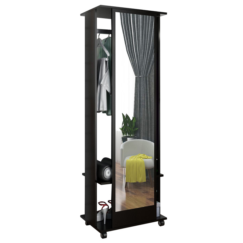 mu)旋转穿衣镜全身落地镜试衣镜简约宿舍穿衣镜衣柜镜子移动镜旋转镜